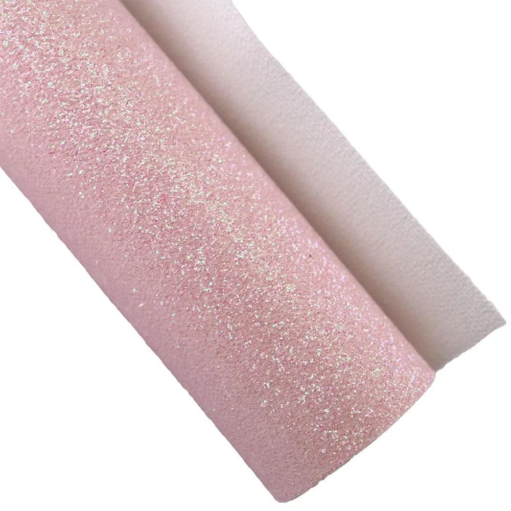 Sandsberg | Glitterend Roze Faux Lederen Knutselset voor DIY Oorbellen en Haaraccessoires