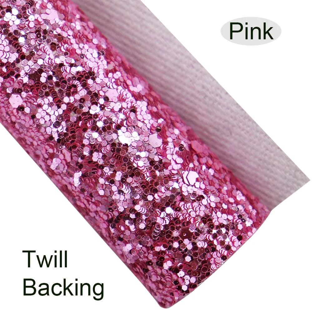 Sandsberg | Glitterend Roze Faux Lederen Knutselset voor DIY Oorbellen en Haaraccessoires