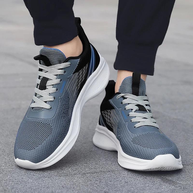 Herren Freizeit Sneaker zum Laufen: Bequeme Schuhe HU6018