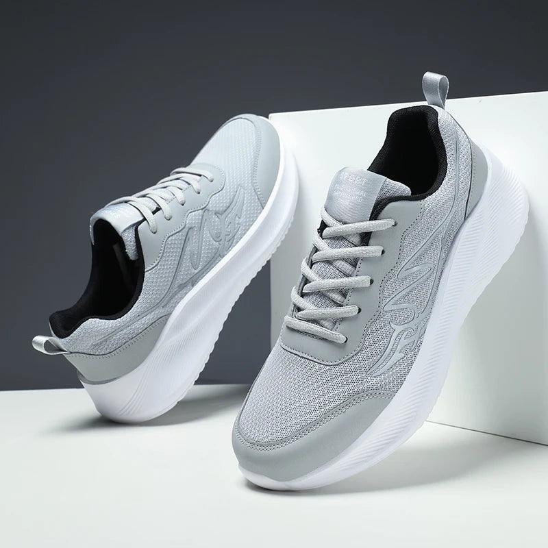Herren Freizeit Sneaker zum Laufen: Bequeme Schuhe HU6018