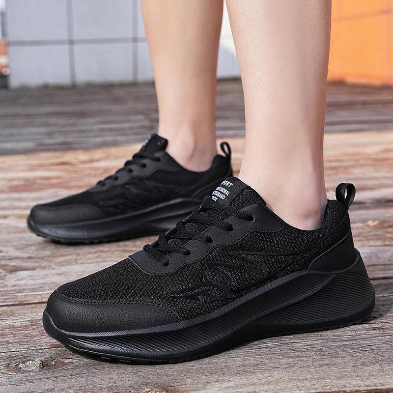 Herren Freizeit Sneaker zum Laufen: Bequeme Schuhe HU6018