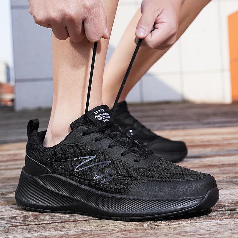 Herren Freizeit Sneaker zum Laufen: Bequeme Schuhe HU6018