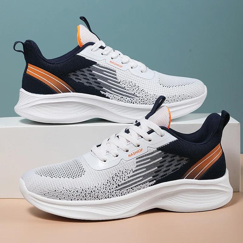 Herren Freizeit Sneaker zum Laufen: Bequeme Schuhe HU6018