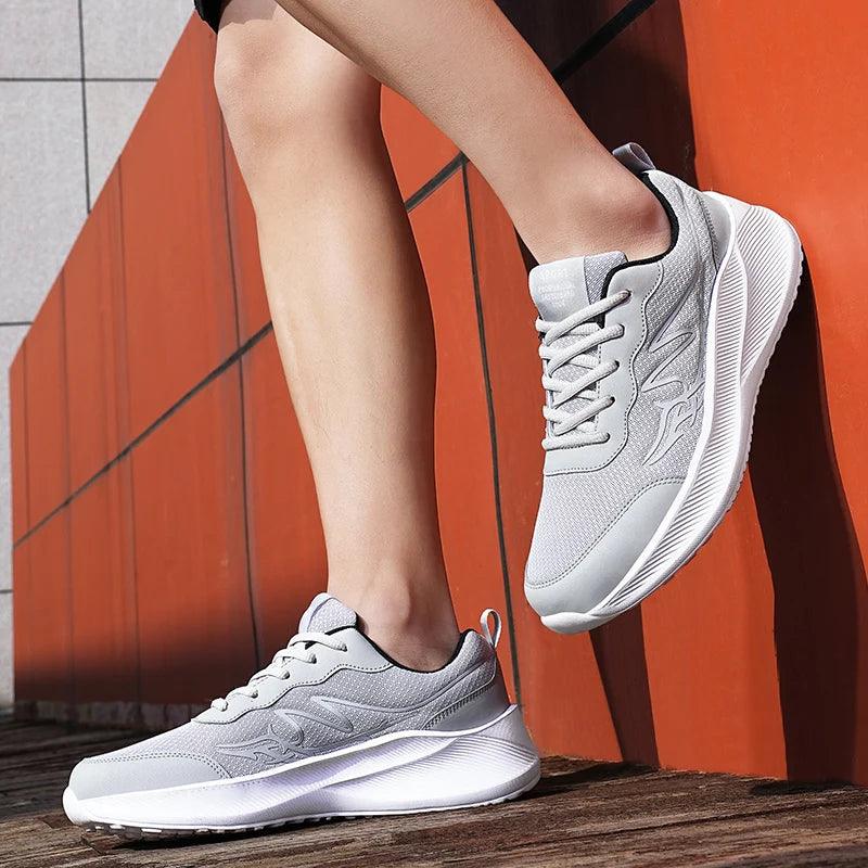 Herren Freizeit Sneaker zum Laufen: Bequeme Schuhe HU6018