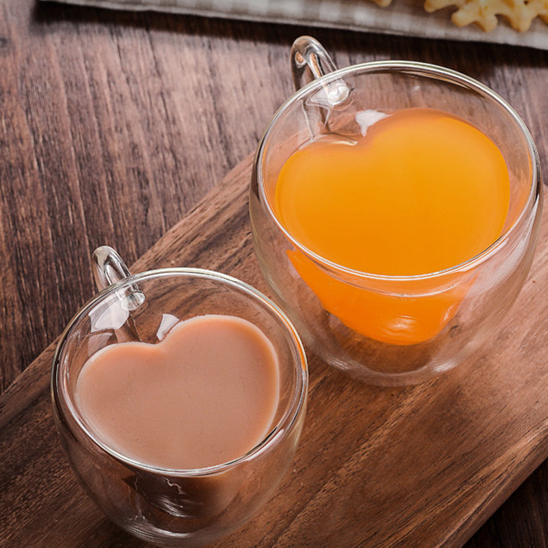 Herzform Becher