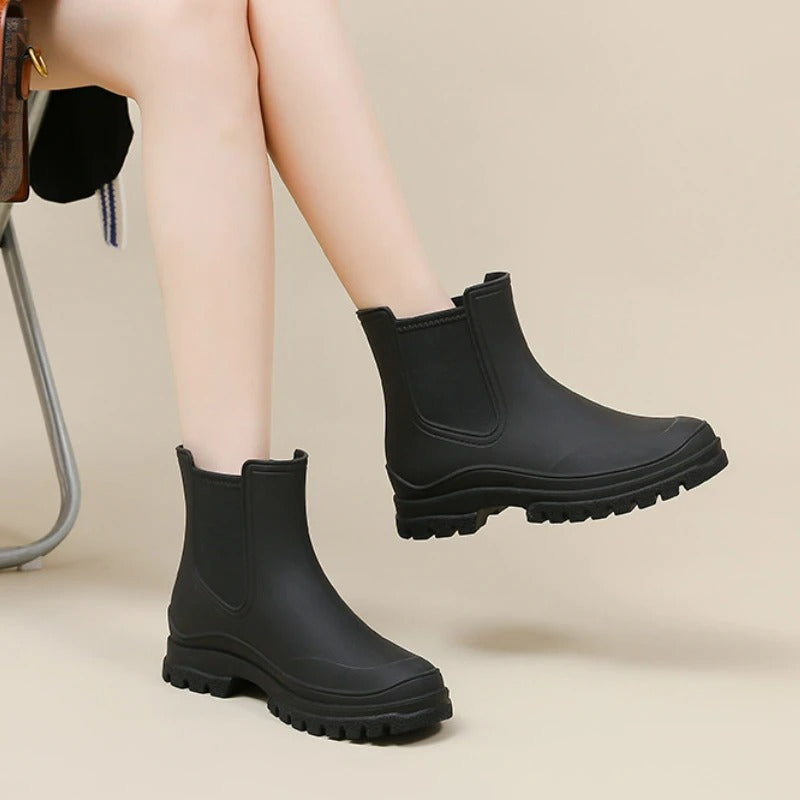 Rain Walk | Luxuriöse halbhohe wasserdichte Regentreter für Damen