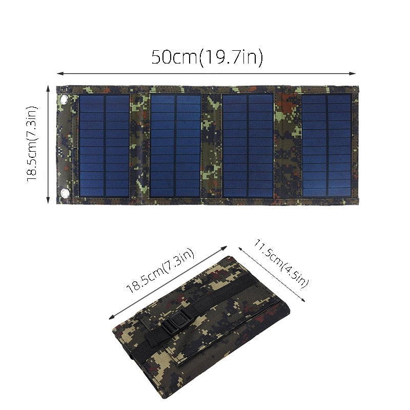 50W Tragbares Solarpanel Faltbare Solarzelle Faltbar