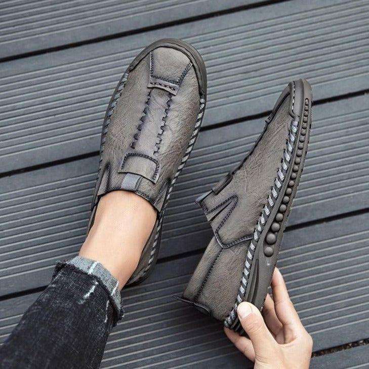 Herren Freizeitschuhe Bequeme Sneaker Slipper Flach