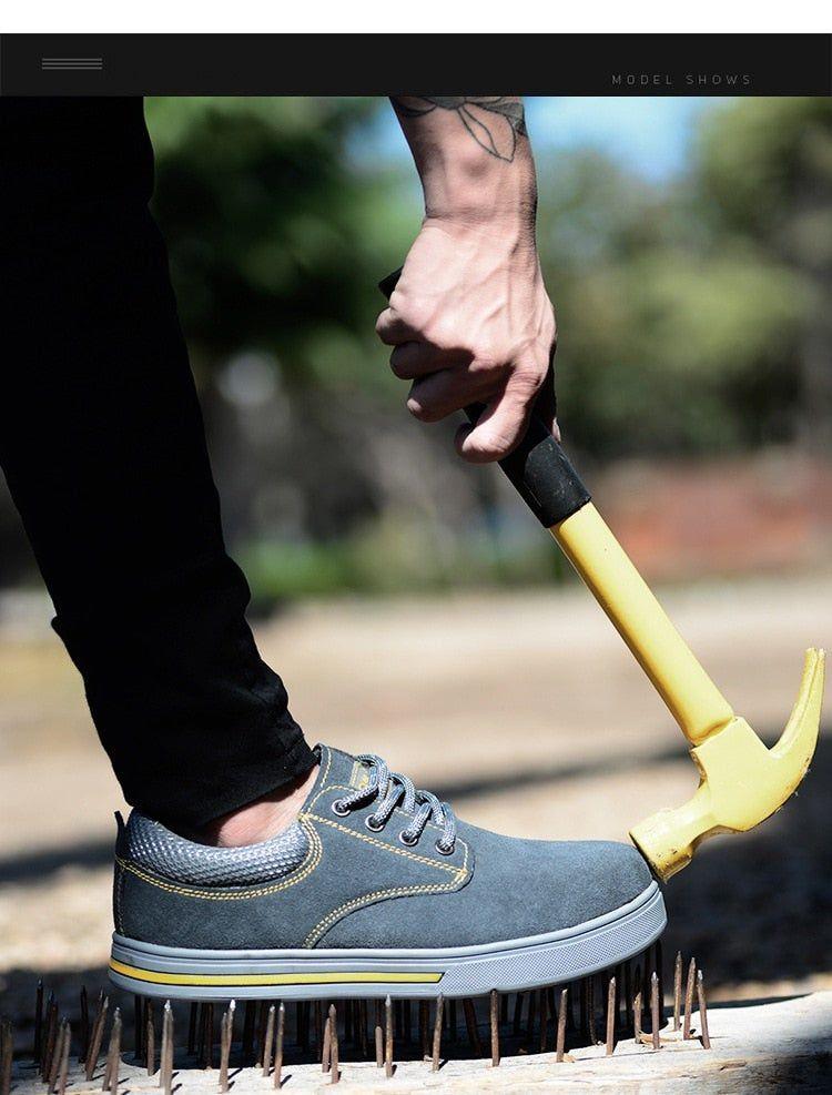Herren Freizeitschuh Leichte Sicherheits-Sneaker Fußbekleidung