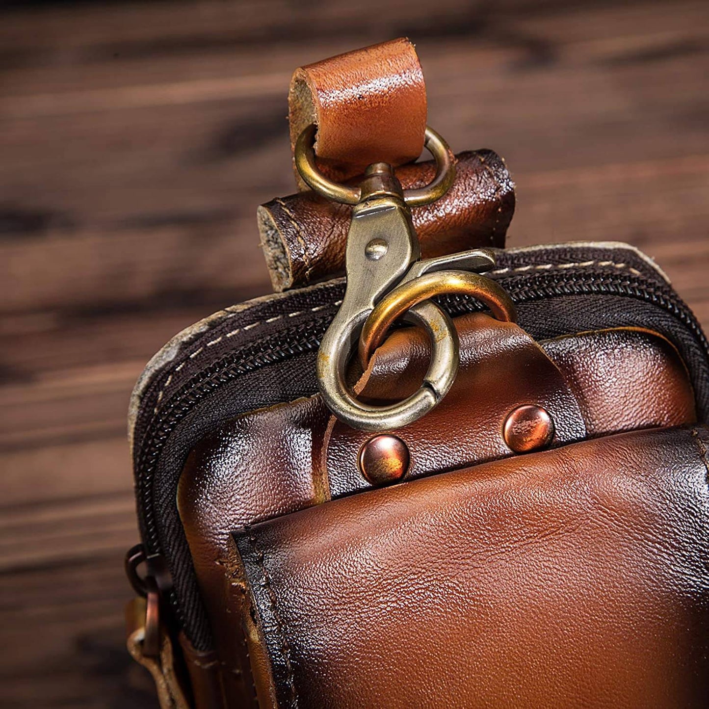 MASTERS | Leder Herren Tasche | Stilvoller Rucksack
