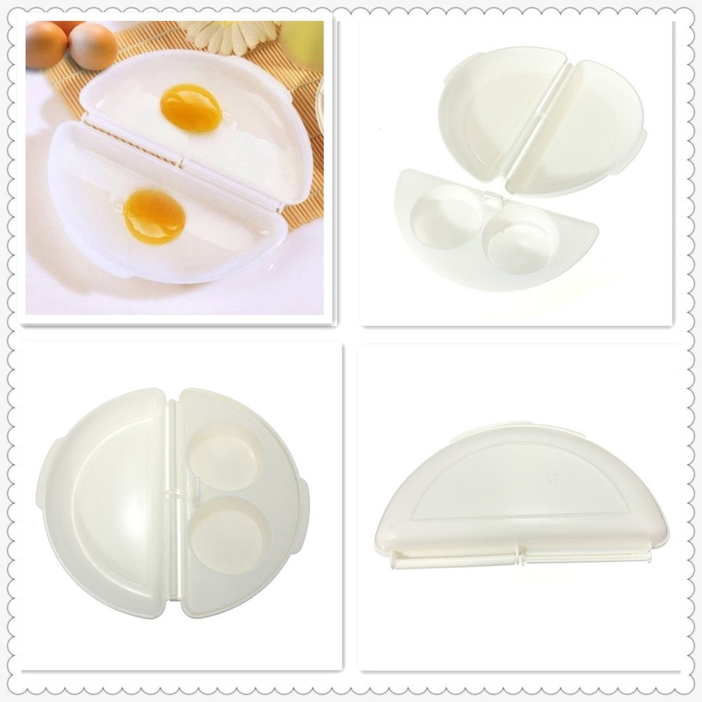 Mikrowellen-Omelet-Cooker Pfanne Cooker Omelette Eier-Dampfer Für Frühstück