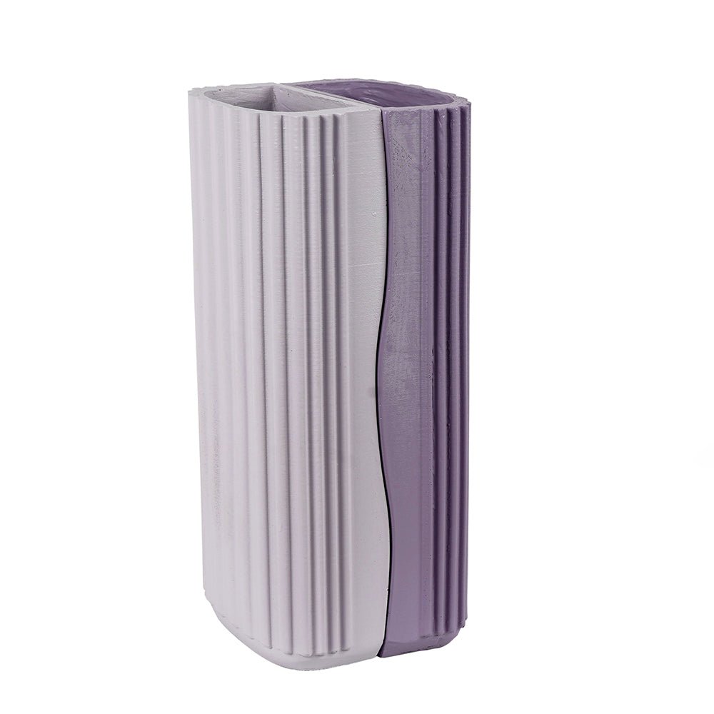 Minimal Jigsaw Puzzle Linear Vase (Set von 2)