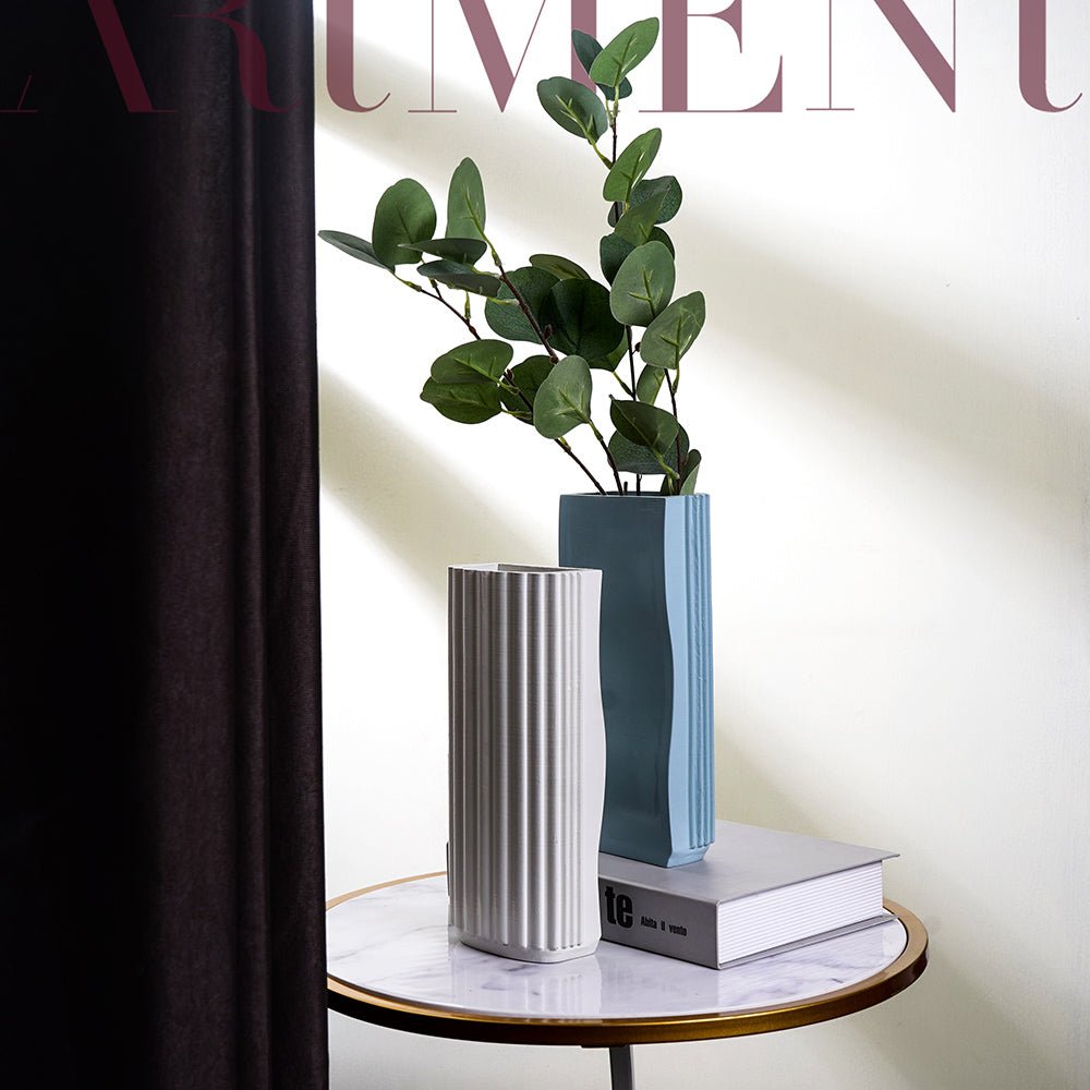 Minimal Jigsaw Puzzle Linear Vase (Set von 2)