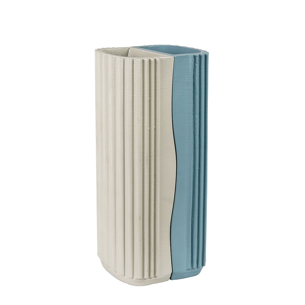 Minimal Jigsaw Puzzle Linear Vase (Set von 2)