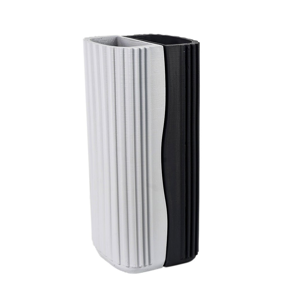 Minimal Jigsaw Puzzle Linear Vase (Set von 2)