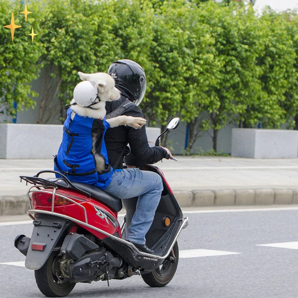 Sandsberg Hunderucksack mit Pfoten Fächern zum bequemen Reisen mit Ihrem Hund