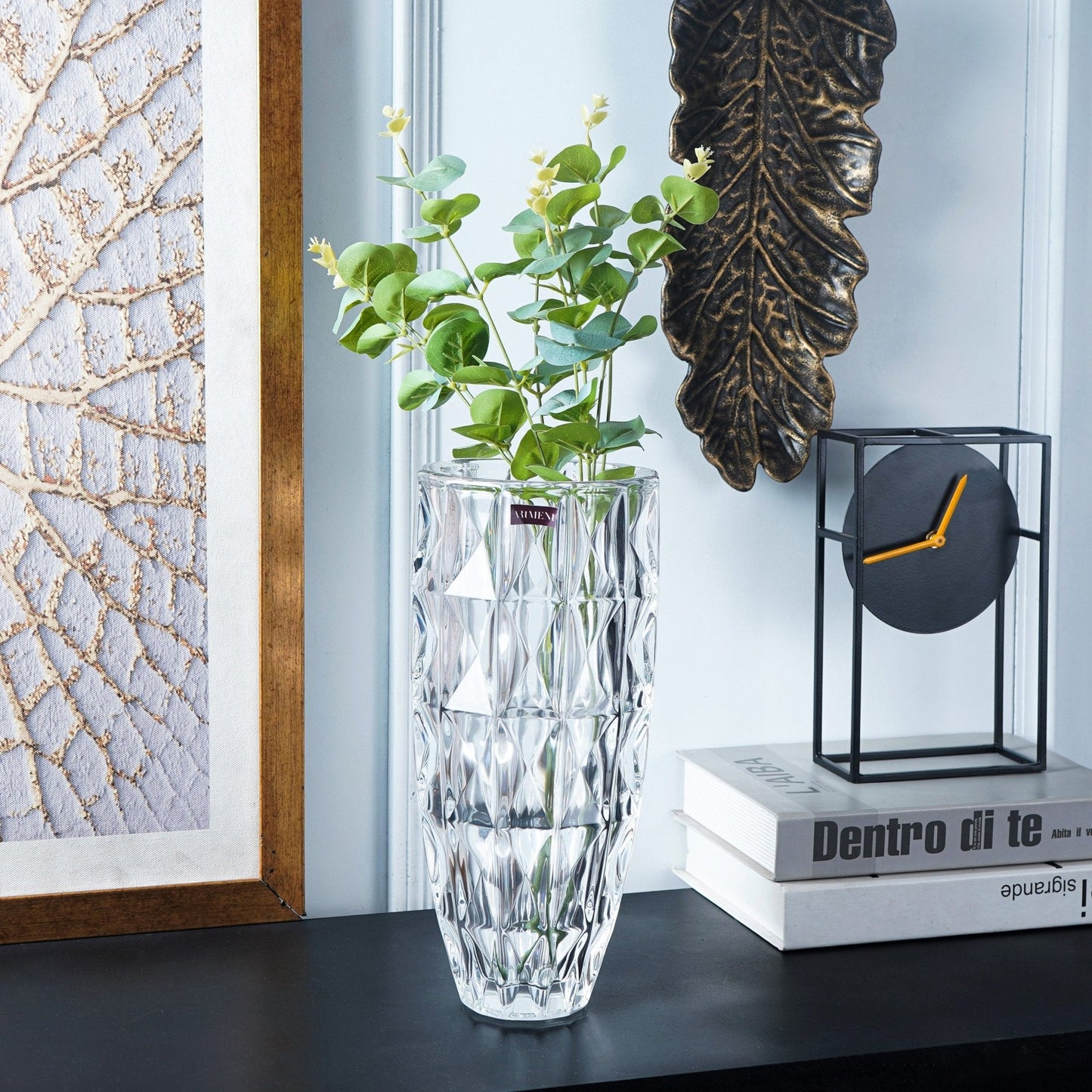 Moderne Kunst Kristall Höhen Vase