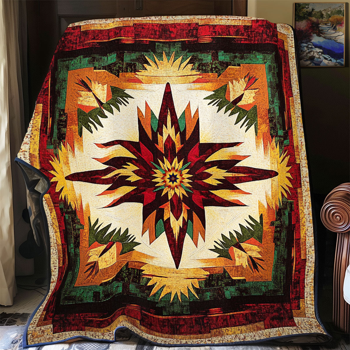 Native American Tribal Sign Quilt