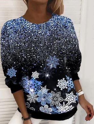 Twinkle Charm - eleganter Weihnachts-Pullover mit Glitzerdetails