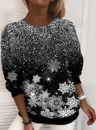 Twinkle Charm - eleganter Weihnachts-Pullover mit Glitzerdetails