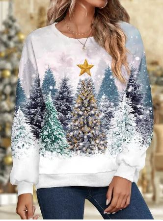 Twinkle Charm - eleganter Weihnachts-Pullover mit Glitzerdetails