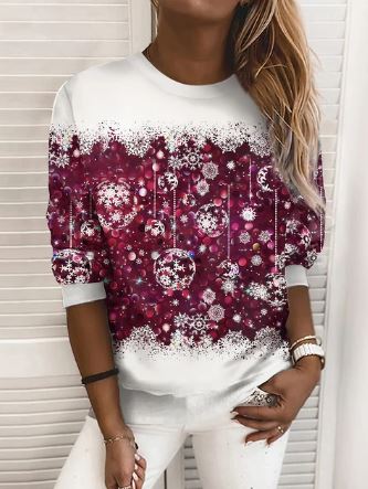 Twinkle Charm - eleganter Weihnachts-Pullover mit Glitzerdetails