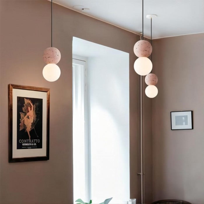 Hängelampe aus Zement - Minimalistisches Design für Moderne Räume