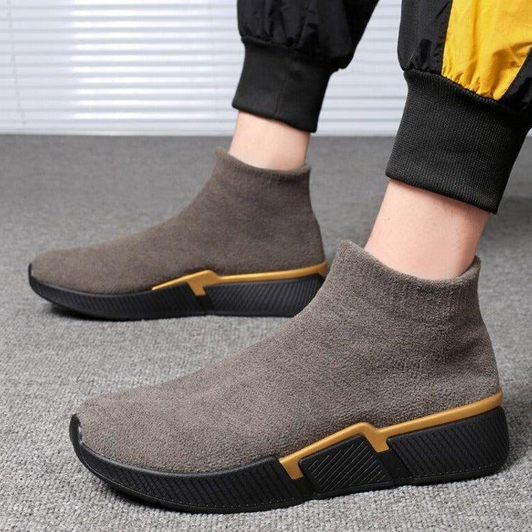Outdoor High Top Sneakers - Stylische Herren Freizeitschuhe