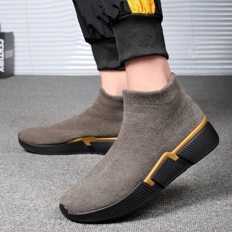 Outdoor High Top Sneakers - Stylische Herren Freizeitschuhe
