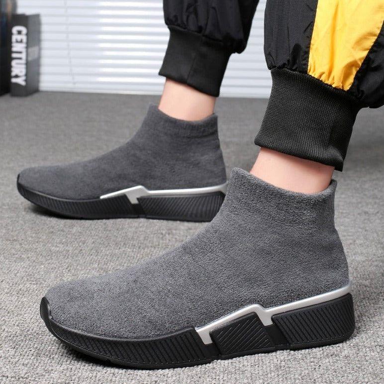Outdoor High Top Sneakers - Stylische Herren Freizeitschuhe