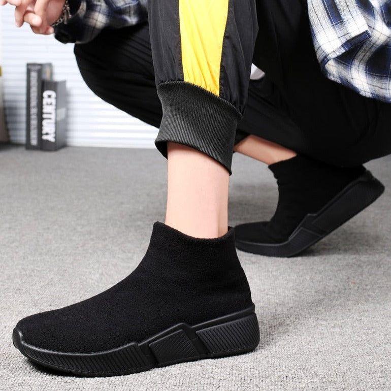 Outdoor High Top Sneakers - Stylische Herren Freizeitschuhe