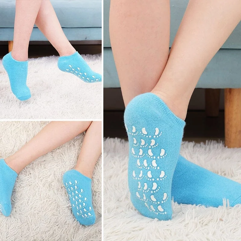 Feuchtigkeitsspendende Socken mit Spa-Gel-Futter