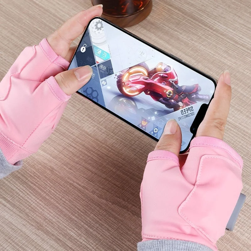 USB-aufladbare beheizbare Handschuhe ohne Finger