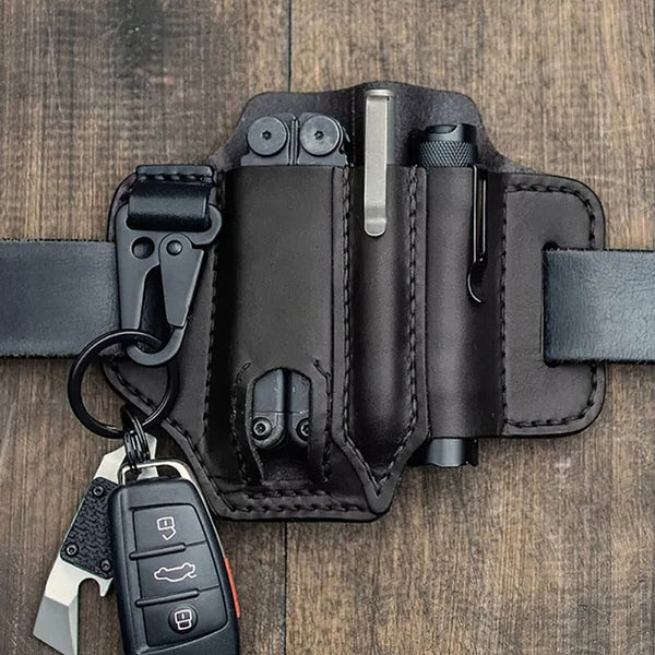 Taktisches Multifunktionswerkzeug Gürtel Leder Tasche