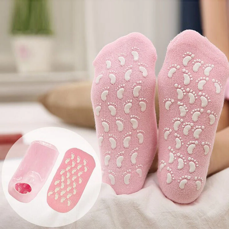 Feuchtigkeitsspendende Socken mit Spa-Gel-Futter