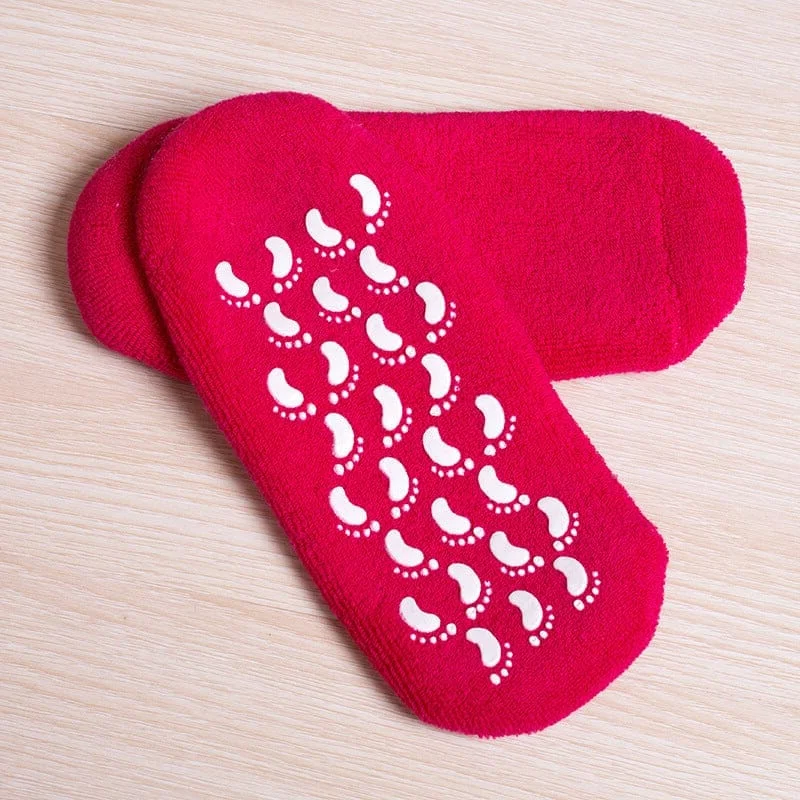 Feuchtigkeitsspendende Socken mit Spa-Gel-Futter