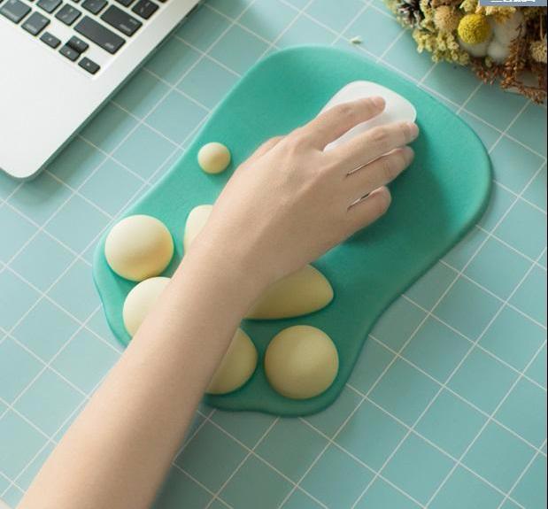 Pawsome Mauspad mit Handgelenkauflage
