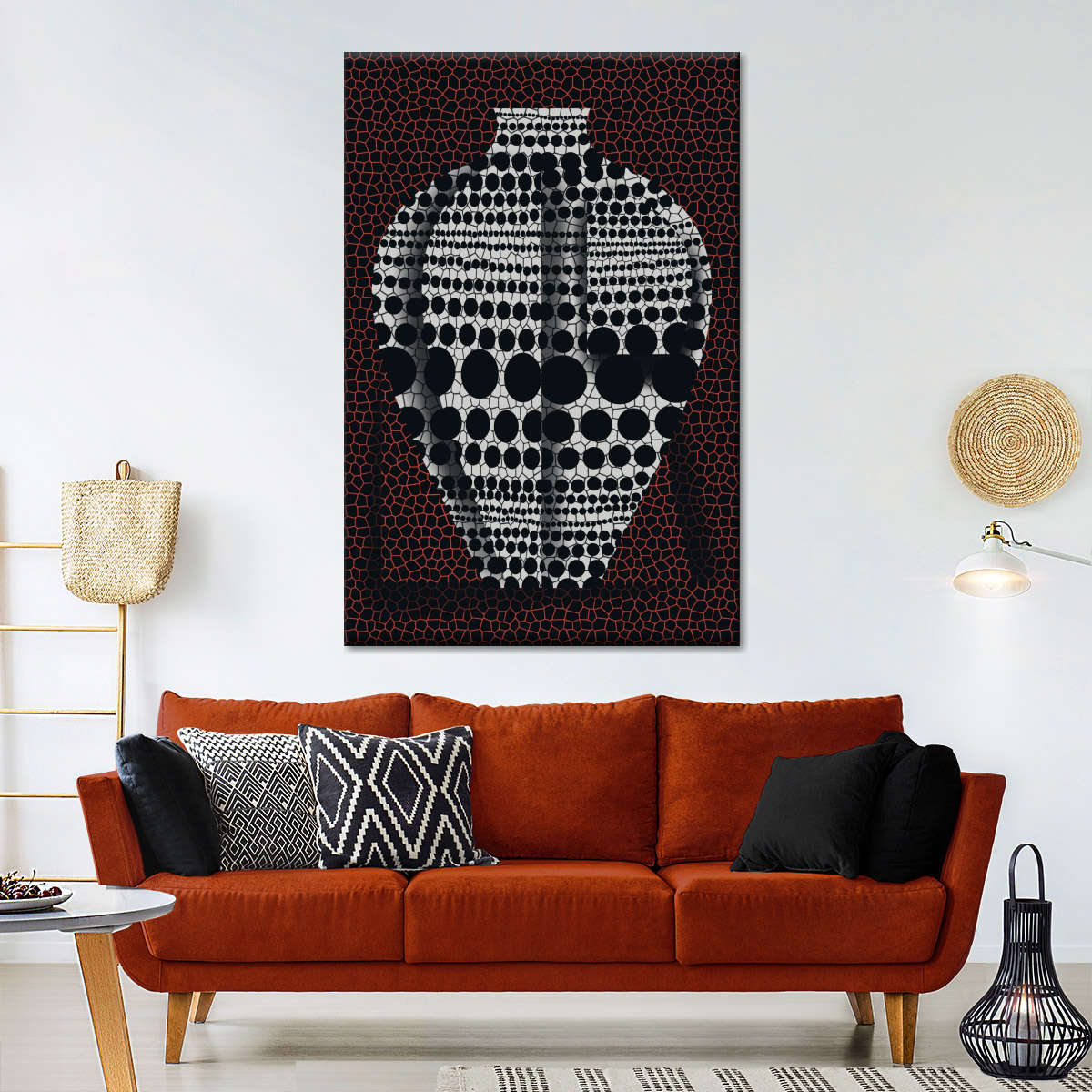Sandsberg | Illusionäres Vase I Wandkunst