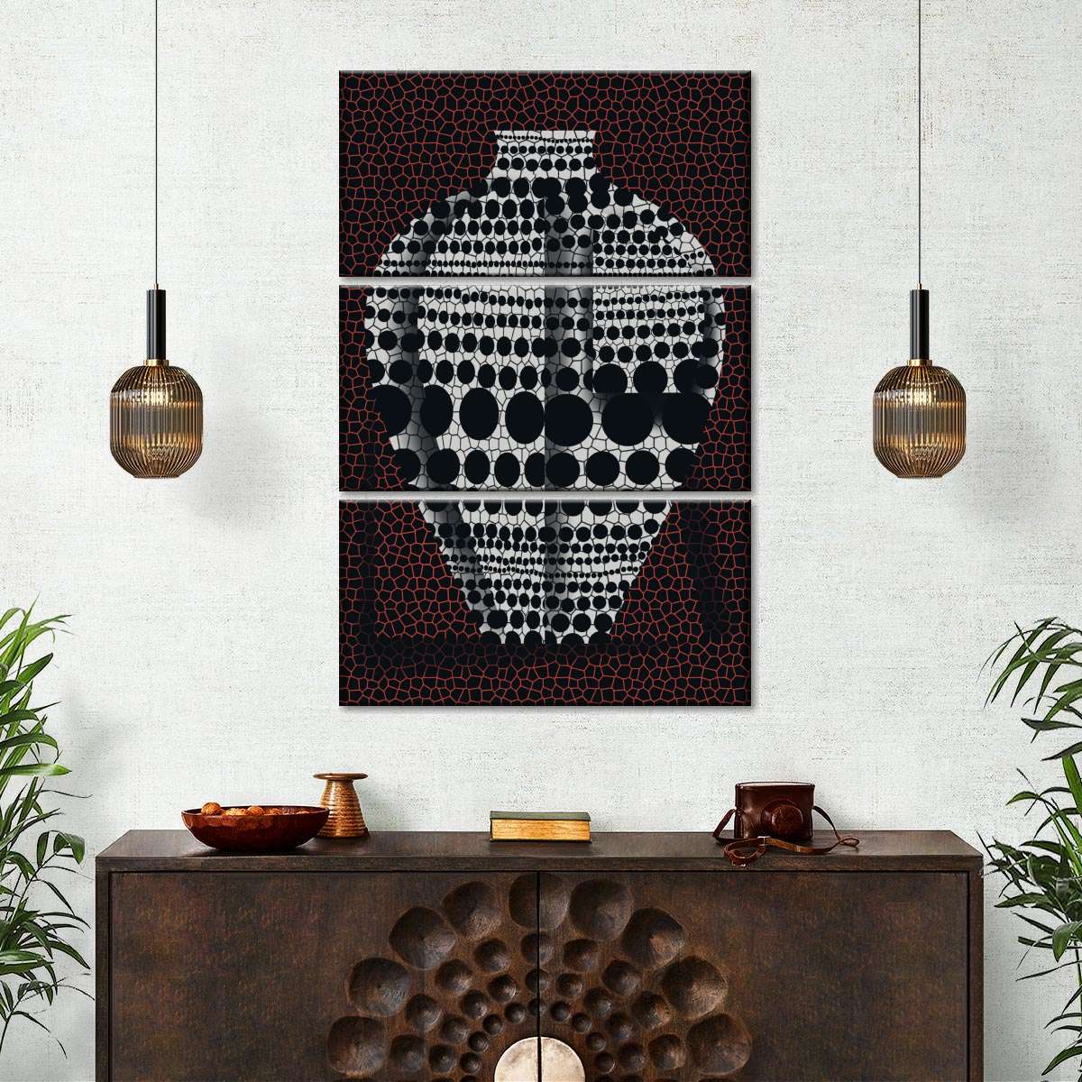 Sandsberg | Illusionäres Vase I Wandkunst