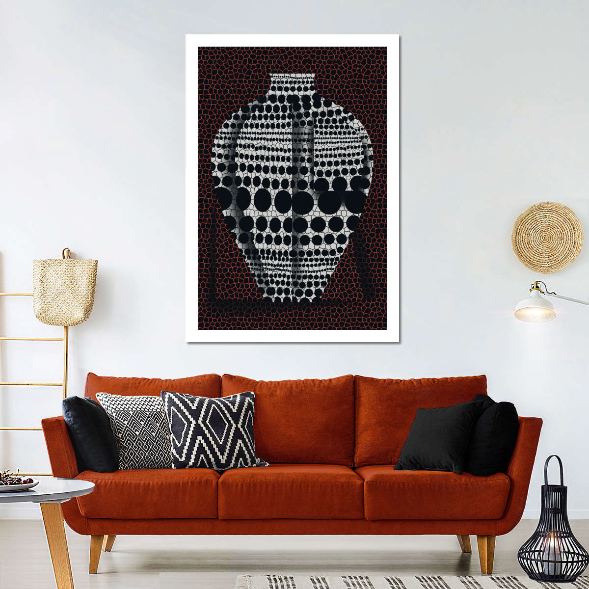Sandsberg | Illusionäres Vase I Wandkunst