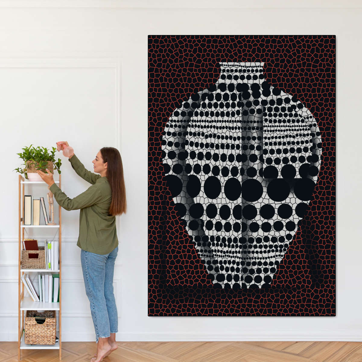 Sandsberg | Illusionäres Vase I Wandkunst