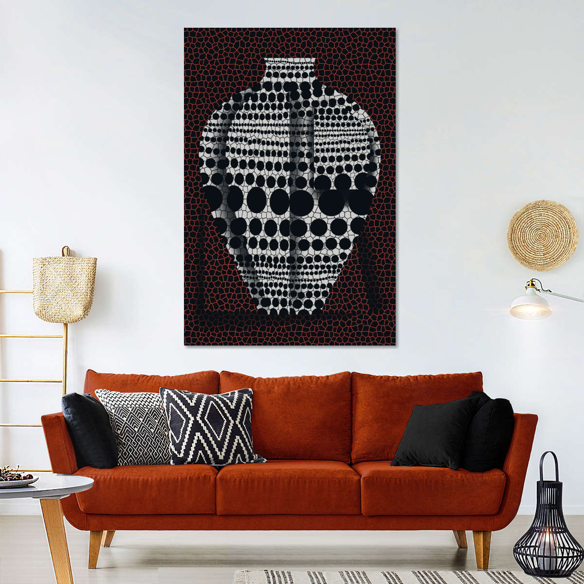 Sandsberg | Illusionäres Vase I Wandkunst