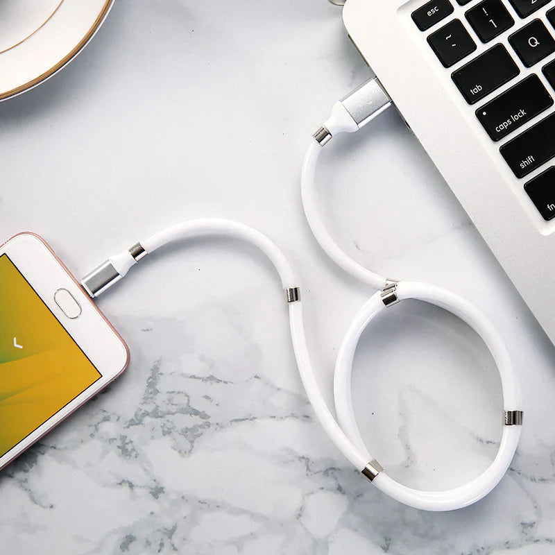 1,8 M ANTI-TANGLE MAGNETISCHES USB-SCHNELLLADUNGSKABEL UND DATENKABEL