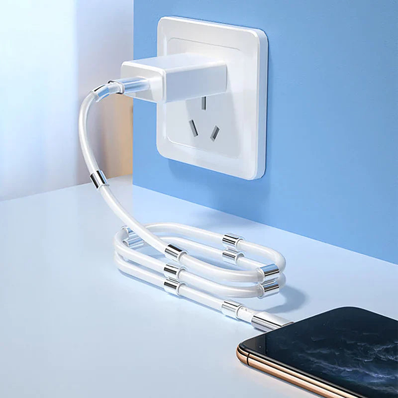 1,8 M ANTI-TANGLE MAGNETISCHES USB-SCHNELLLADUNGSKABEL UND DATENKABEL