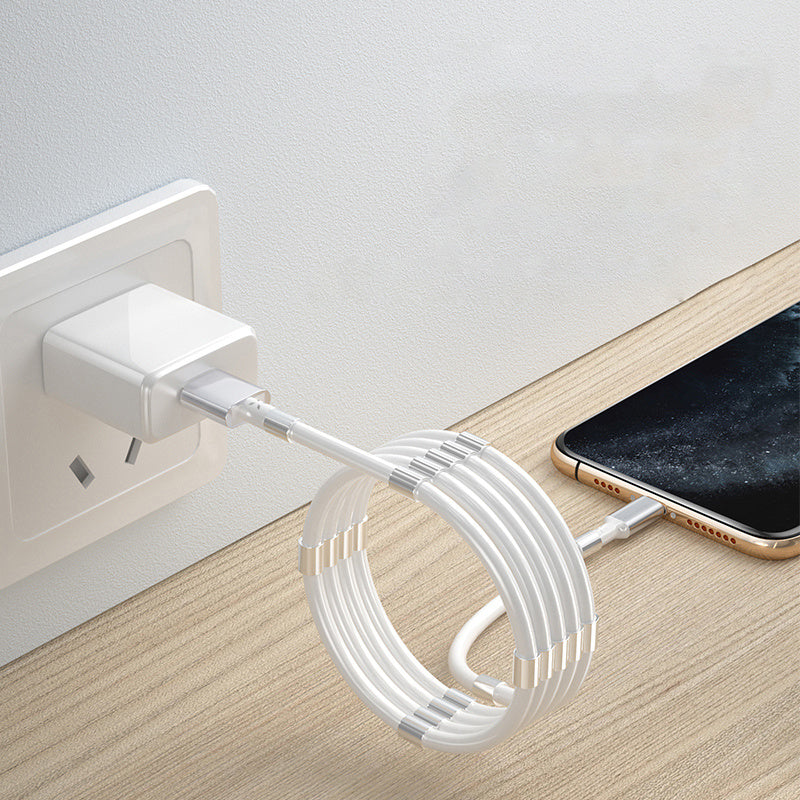 1,8 M ANTI-TANGLE MAGNETISCHES USB-SCHNELLLADUNGSKABEL UND DATENKABEL