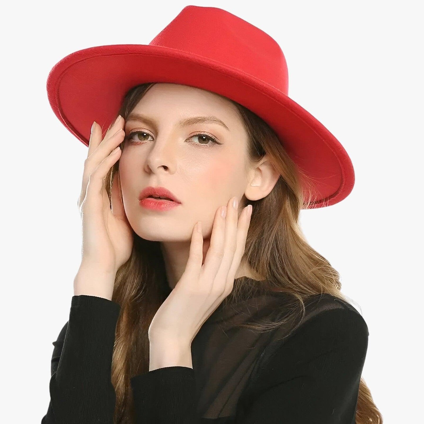 Unisex Vintage Wolle Fedora
