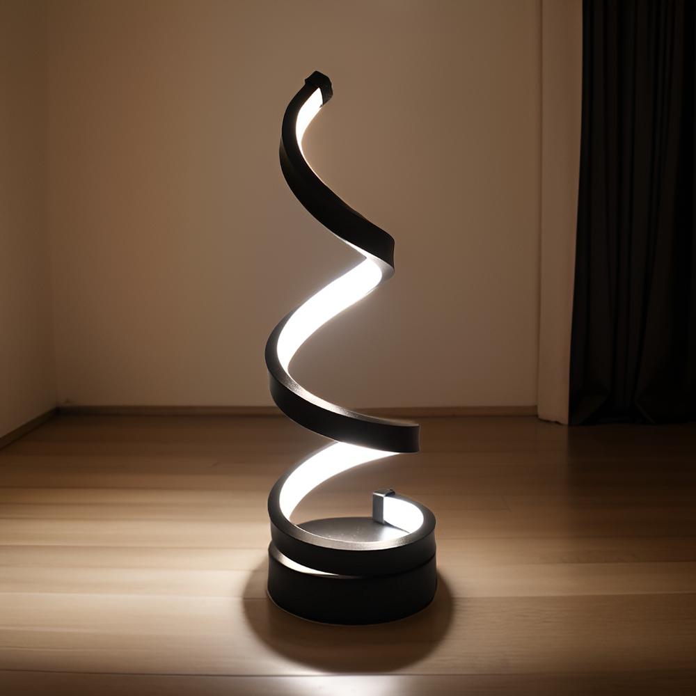 Moderne LED-Tischlampe mit Touch-Steuerung und warmem Licht