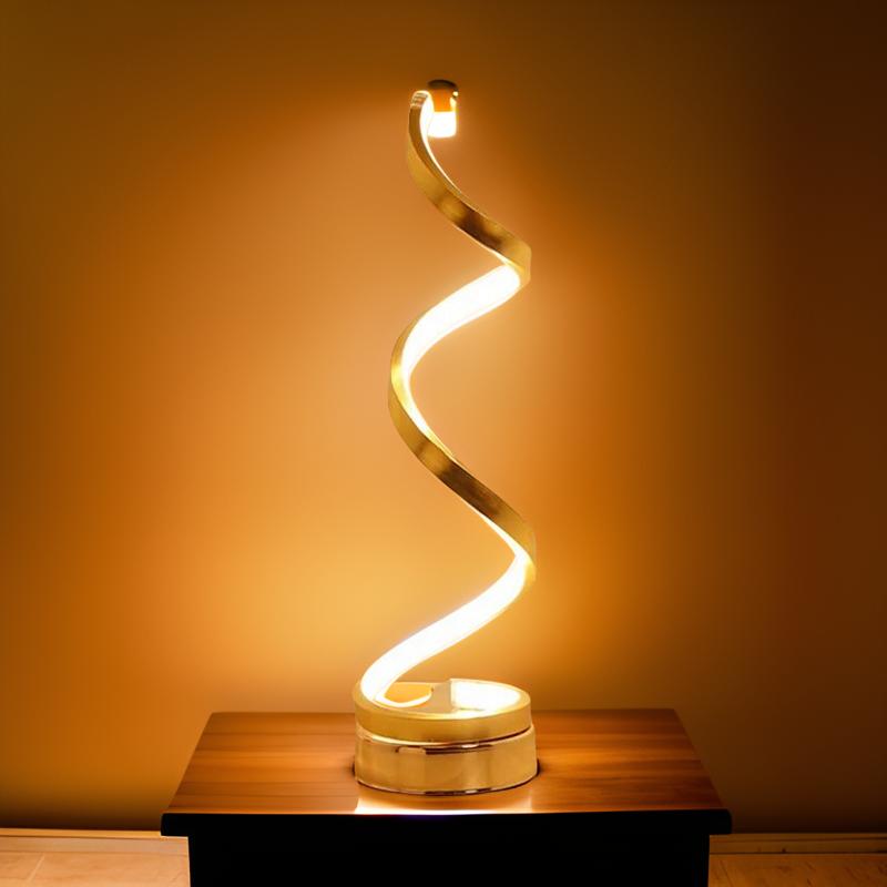 Moderne LED-Tischlampe mit Touch-Steuerung und warmem Licht