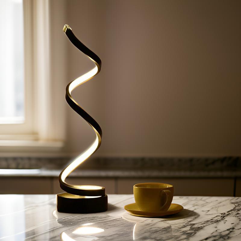 Moderne LED-Tischlampe mit Touch-Steuerung und warmem Licht