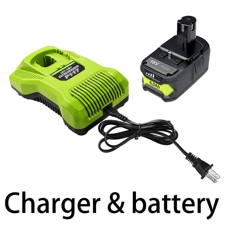 6Ah für RYOBI P108 18V One+ Plus Batterie 18 Volt Lithium-Ionen Elektrowerkzeuge P104 P107 RB18L50 RB18L20 P108